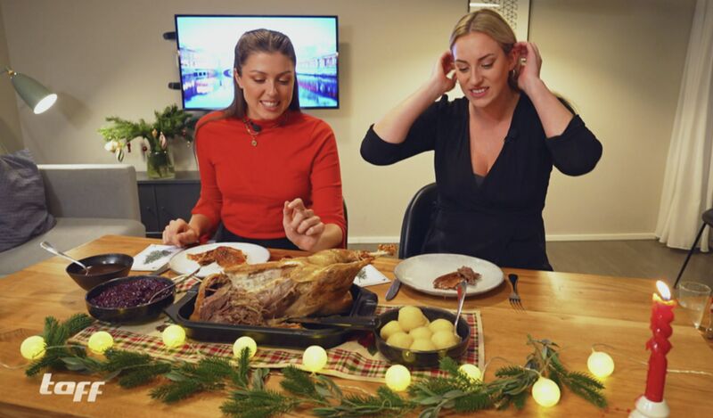 getvoila Weihnachtsgans Test bei taff (ProSieben) – Verkostung am Tisch